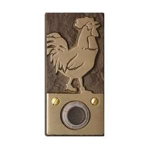 Rooster Chicken Barnyard Farm Animal Home Decor Bronze Doorbell from 