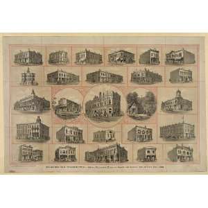   brick buildings erected since the Great Fire of July 4th, 1889 Home