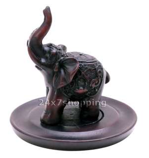 Resin Elephant Figurine Incense/Censer/Holder~sticks  