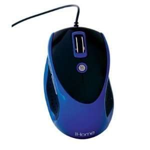 New 5 button optical mouse Purple   IHM809OU Electronics