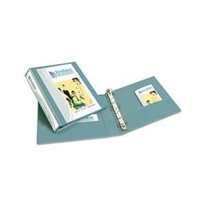  Durable Vinyl EZ Turn Ring View Binder, 11 x 8 1/2, 1 1/2 