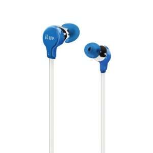  Blue Comfort Earphones with Flat Wire (IEP314BLU)   Electronics