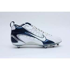  New Nike Super Speed Football Cleats  White/Navy   Size 13 