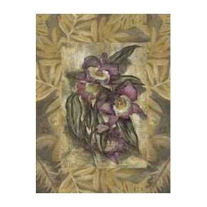   Orchids I   Artist Ruth Franks  Poster Size 20 X 16