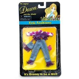  Dawn Fashion Doll Denim & Fringe Groovy Outfit (Fits 6 