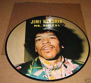 JIMI HENDRIX MR. PITIFUL PICTURE DISC 1983 LP ASTAN  