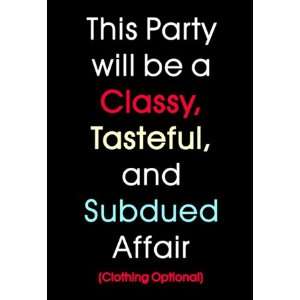  Classy Party Fun Apron