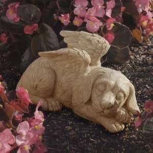 Dog Memorial Angel Pet Garden Statue Sculpture Figurine  
