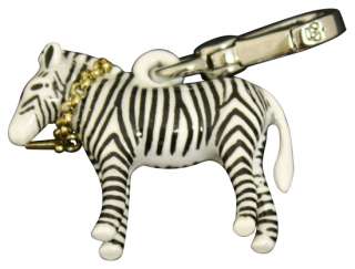 Juicy Couture Silver Zebra Bracelet Animal Charm New  