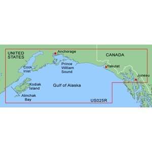  New GARMIN BLUECHART XUS025R MICRO SD ANCHORAGE TO JUNEAU 