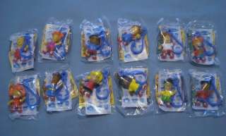 Sonic Sonic Wacky Pack Character Danglers Set of 12 MIP  