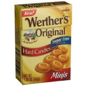 Werthers Original Sugar Free Hard Candies Minis   12 Pack  