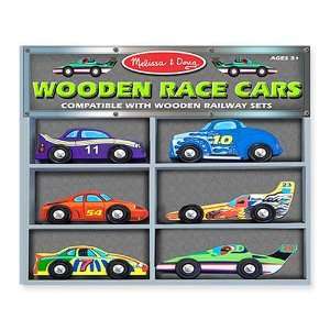  Melissa and Doug Wooden Race Cars Toys & Games