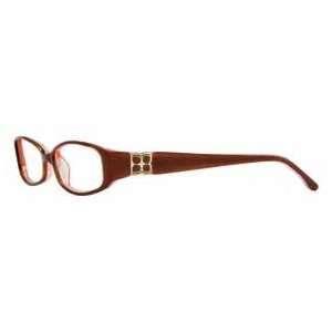  BCBG VELIA Eyeglasses Brown Salmon Frame Size 52 16 135 