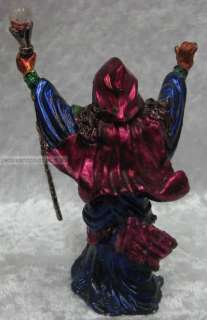 Wizard Ornament With Glass Ball & Staff Brand New  