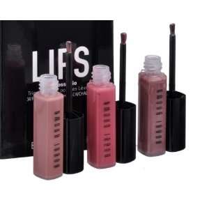 Bobbi Brown Lip Gloss Gift Set w/ Mirrored Case
