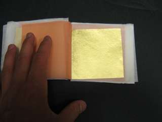 Book of 23 Carat Gold Italian (25) Leaves  