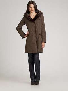 Jane Post for    Hooded Coat    