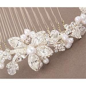  Vintage Inspired Silver Bridal Hair Comb 