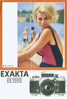 this item is photographic literature exakta vx 1000 product brochure 