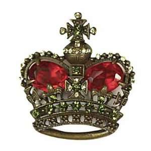  Crown Jeweled Brooch 