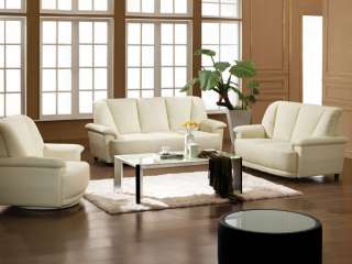 2828 Living Room Set Modern Leather Contemporary Sofa  