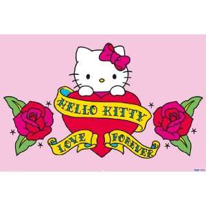  HUGE LAMINATED / ENCAPSULATED Cartoon Tv Cute Hello Kitty 