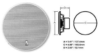 Poly Planar MA5104 4 Coaxial Marine Speakers (pair)  