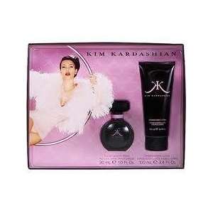 Kim Kardashian 2 Piece Gift Set (1.0 Fl. Eau De Toilette Spray with 3 