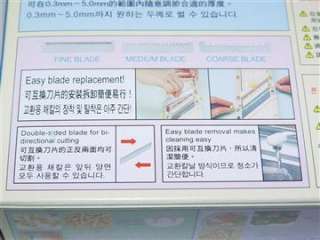 JAPANESE MANDOLIN BENRINER VEGETABLE SLICER w/ 3 EASY INTERCHANGEABLE 