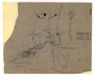 1861 Civil War map of Randolph, West Virginia  