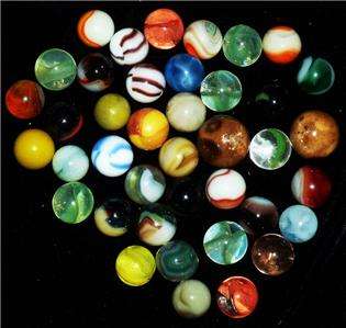 The following listing is of Old Marbles Lot #14 of Mixed Marbles Few 