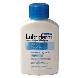  Lubriderm Daily Moisture Lotion (1 oz)   Fragrance Free 