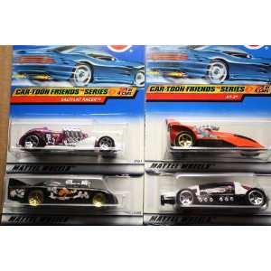  Hot Wheels Car Toon Friends Series Set of 4 Toys & Games