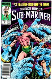 Marvel Comics Prince Namor the SUB MARINER Comic 3 1984  