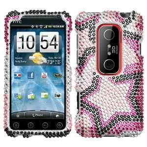   Cover (Faceplate/Snap On) Full Rhinestones Diamond Bling for HTC EVO