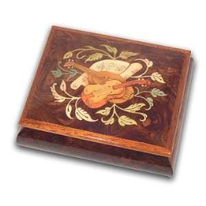  Splendid Violin and Mandolin Hand Inlaid Reuge Music 