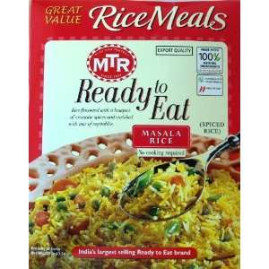 MTR Masala Rice 10.5 oz  Grocery & Gourmet Food