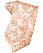 Mens Neck Tie   Tapestry Pattern (Pink)  