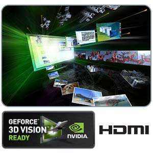 NVIDIA 3D Vision Ready with the addition of optional NVIDIA 3D Vision 
