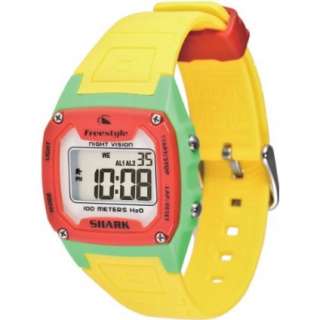 Freestyle Unisex FS80978 Shark Rasta Yellow Polyurethane Watch 