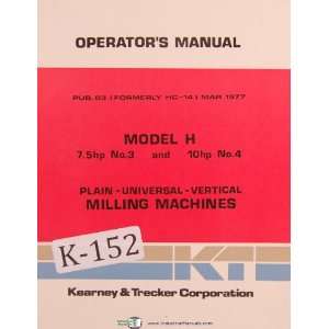   Machine Operators Instruction Manual Year (1977) Milwaukee Books
