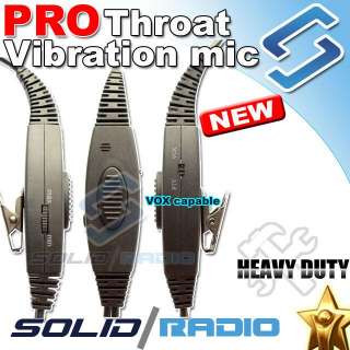 professional grade VOX throat vibration mic for Motorola Talkabout 