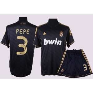   Madrid 2012 Pepe Away Jersey Shirt & Shorts Size XL