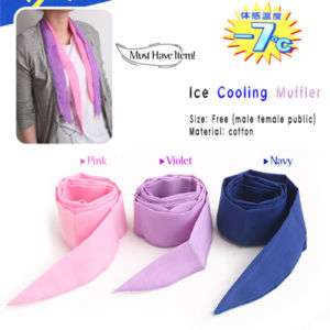 Ice Neck Cooling Muffler ice scarf summer golf sports  
