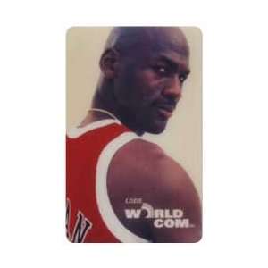  Collectible Phone Card 10u Michael Jordan (Red Jersey 