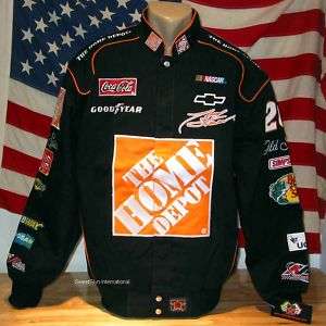 Auth NASCAR Tony Stewart Cotton Twill Jacket 2XLarge  