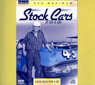 Stock Cars of 50s & 60s (4 DVDs) NASCAR Race Cars NEW  