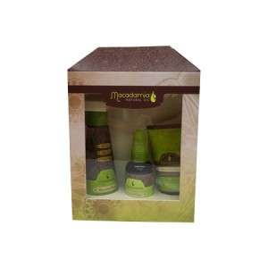 NIB Macadamia NATURAL Healing Oil Spray,Shampoo,Curl Cream Gift Set 