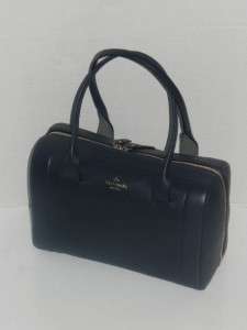 KATE SPADE Liv Mansfield Navy Blue Leather Stachel Handbag NWT  